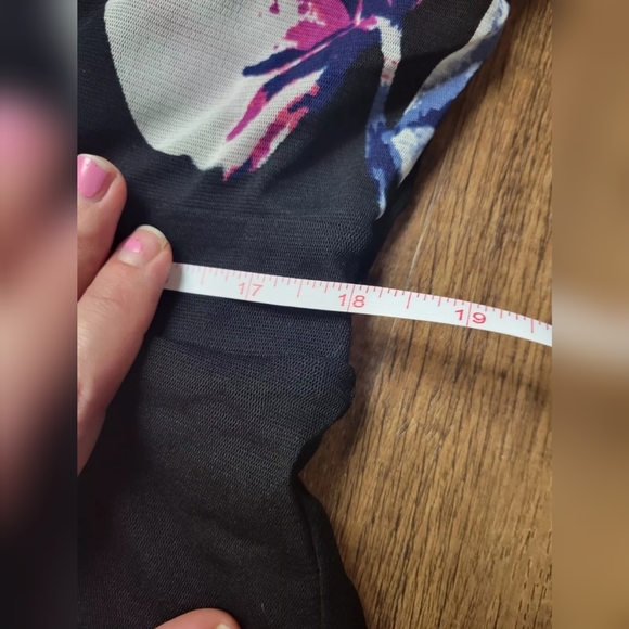 FREE W BUNDLE Ricki's floral beaded strap top - Picture 9 of 12